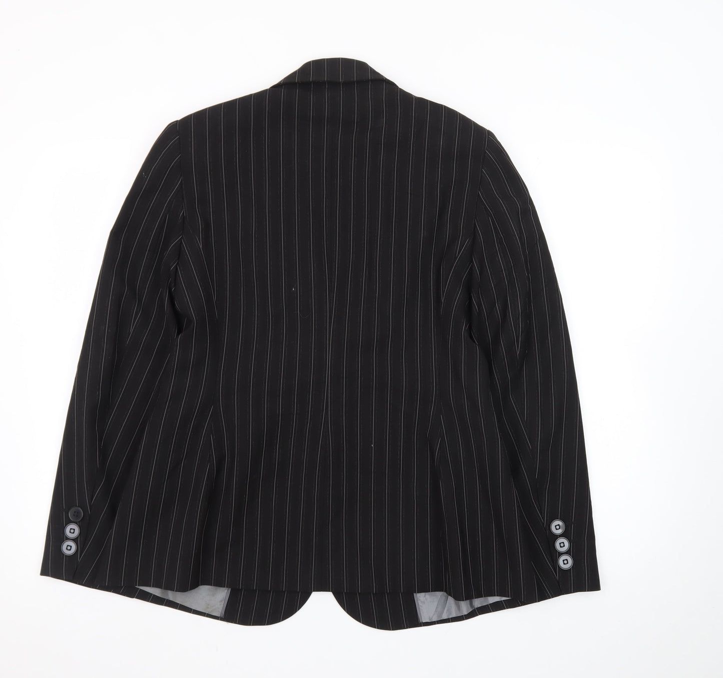 Marks and Spencer Women’s Black Pinstripe Suit Jacket Size 14