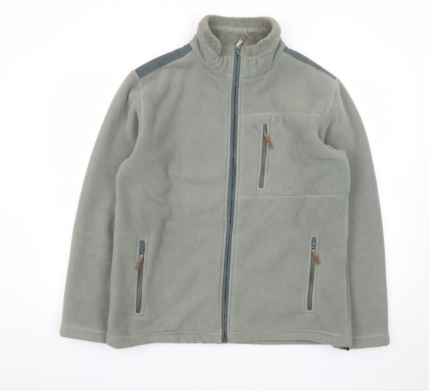 Jack Murphy Men’s Green Fleece Full Zip Outdoor Jacket Size S