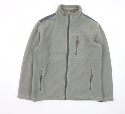 Jack Murphy Men’s Green Fleece Full Zip Outdoor Jacket Size S