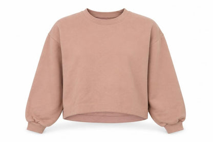 AllSaints Women’s Pink Pullover Sweatshirt Medium Cotton Blend