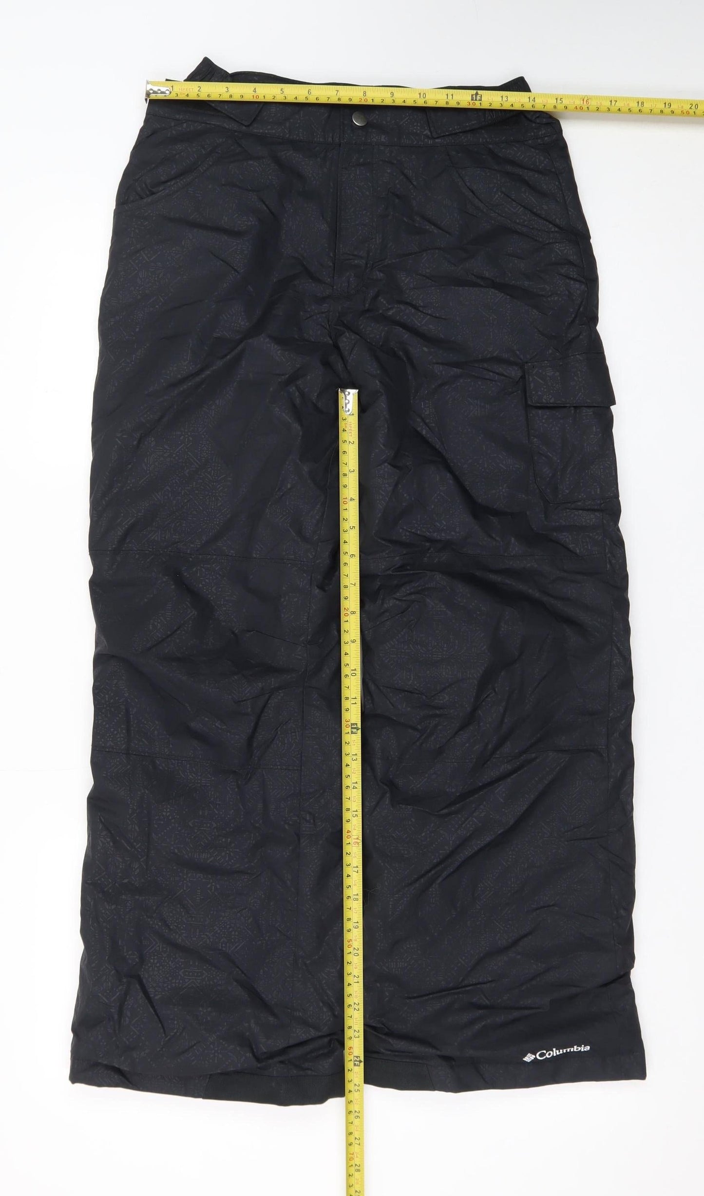 Columbia Men's Black L Waterproof Insulated Snow Pants