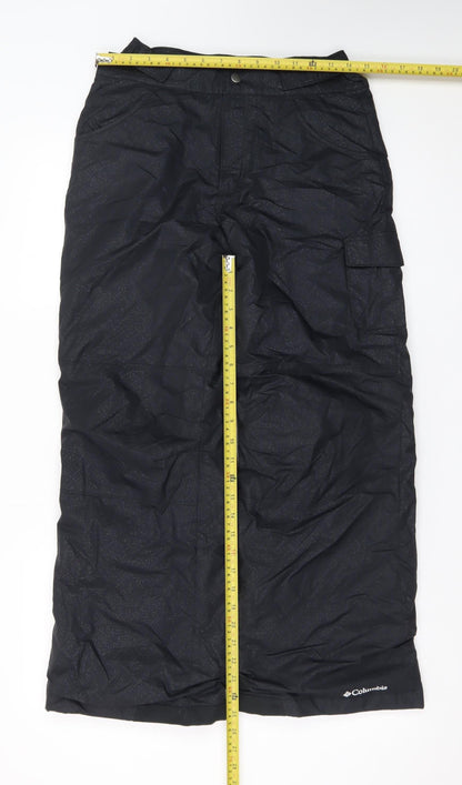 Columbia Men's Black L Waterproof Insulated Snow Pants