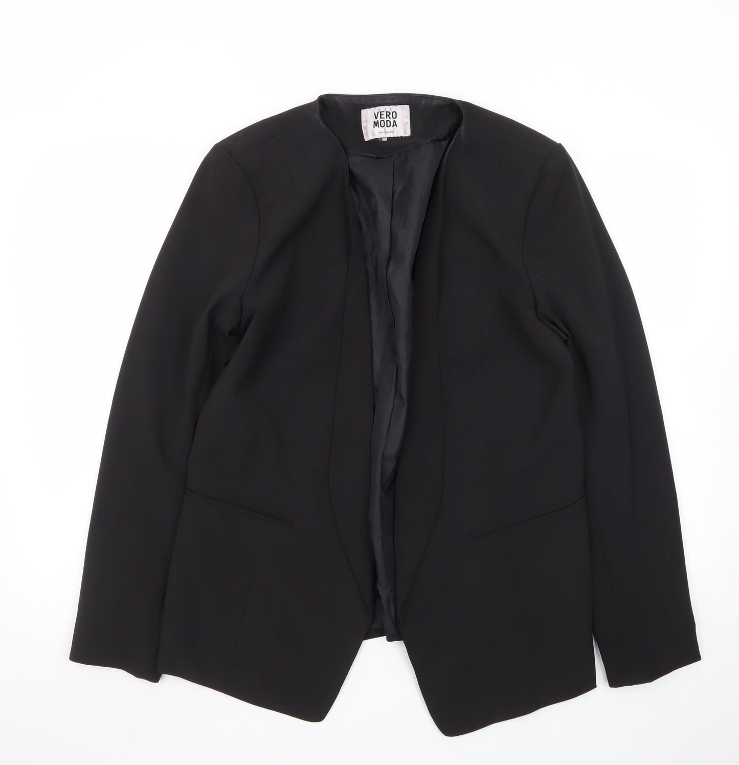 Vero Moda Women Black Size 14 Tailored Blazer Jacket