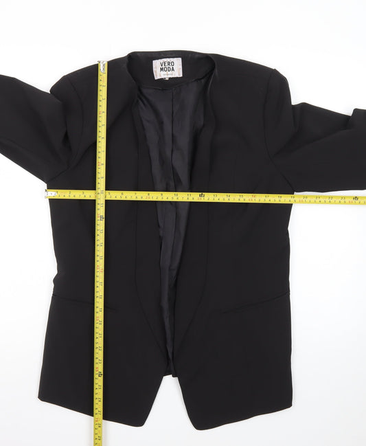 Vero Moda Women Black Size 14 Tailored Blazer Jacket