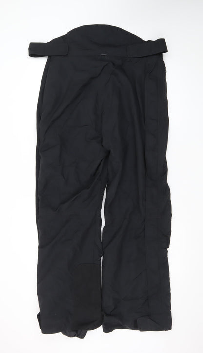 Fila Men's Black M Snow Pants Waterproof Insulated Winter Trousers