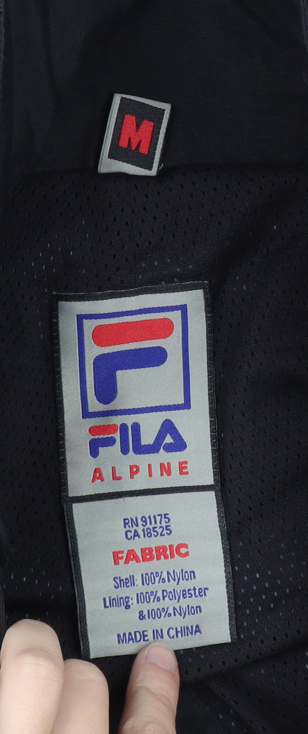 Fila Men's Black M Snow Pants Waterproof Insulated Winter Trousers