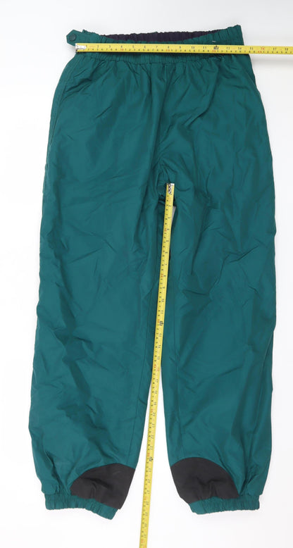 Columbia Mens Green L Walking Trousers Nylon Waterproof Outdoor