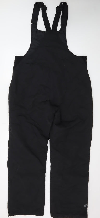 Slalom Men Black L Snow Pants Waterproof Insulated Ski Trousers