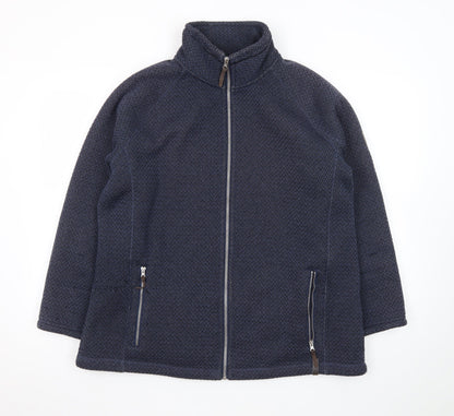 Craghoppers Women’s Blue Fleece Lined Full Zip Jacket Size 18