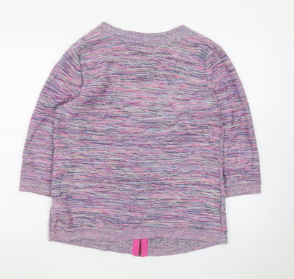 Marks and Spencer Women’s Multicoloured Full Zip Knit Jumper Size 16