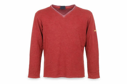 L.O.G.G. Men’s Red V-Neck Pullover Sweatshirt Size L