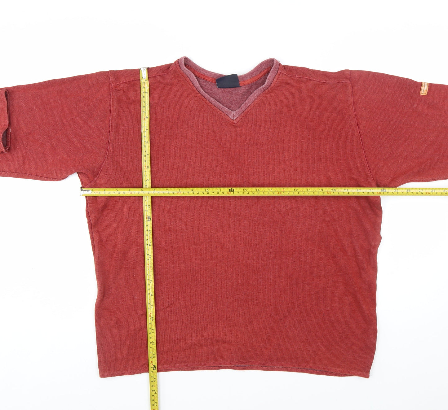 L.O.G.G. Men’s Red V-Neck Pullover Sweatshirt Size L
