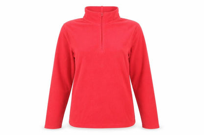 Mountain Warehouse Women Red Fleece Pullover Sweatshirt Size L