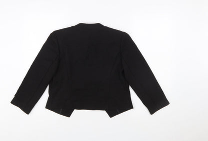 Marks and Spencer Women’s Black Petite 12 Shawl Collar Blazer