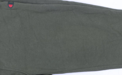 Champion Men’s Green Jogger Trousers Size M Fleece Comfort Fit