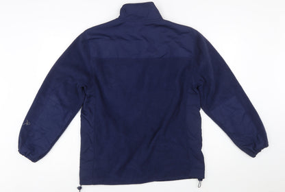 Starter Men's Blue Full Zip Fleece Jacket Size S 34-36 Regular Fit