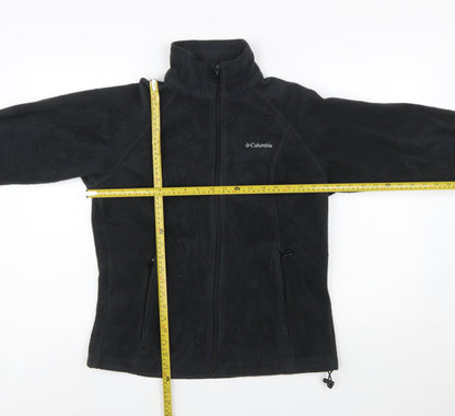 Columbia Men Black Fleece Full Zip Jacket Size M Outdoor Casual