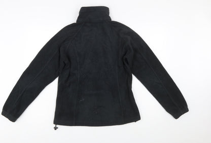 Columbia Men Black Fleece Full Zip Jacket Size M Outdoor Casual