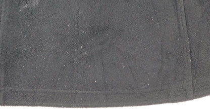 Columbia Men Black Fleece Full Zip Jacket Size M Outdoor Casual