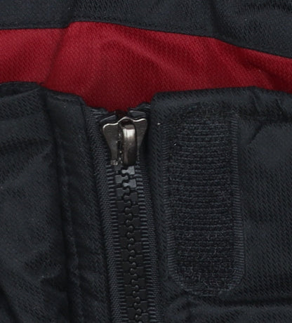 Spada Men's Black Red Motorcycle Jacket Hooded Lined Size M