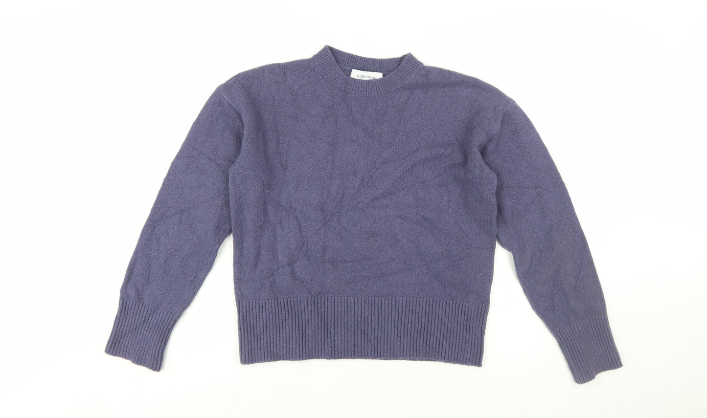 & Other Stories Women Purple XS Crew Neck Wool Blend Jumper