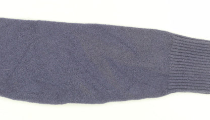 & Other Stories Women Purple XS Crew Neck Wool Blend Jumper