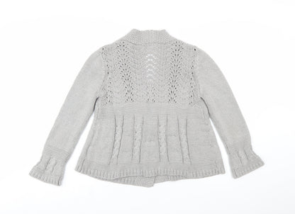 Marks and Spencer Women's Grey Acrylic Knit Cardigan UK 18