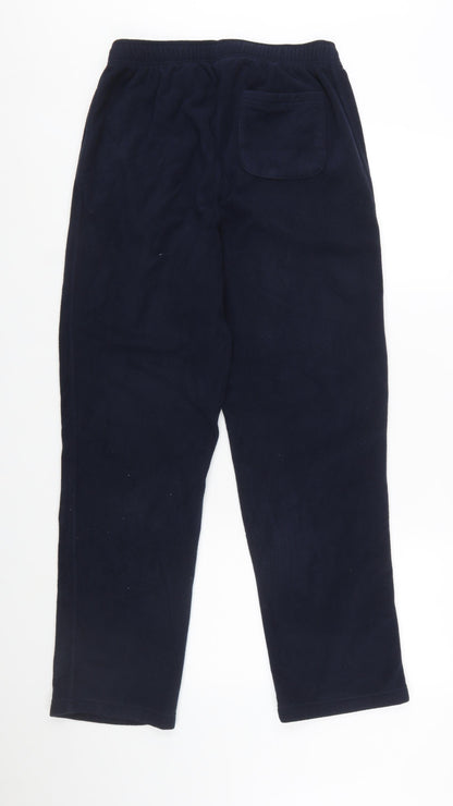 Cotton Traders Men's Blue Fleece Sweatpants M Regular Fit