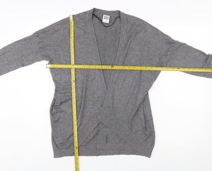 Vero Moda Women's Grey Knit Open Cardigan S Long Sleeve