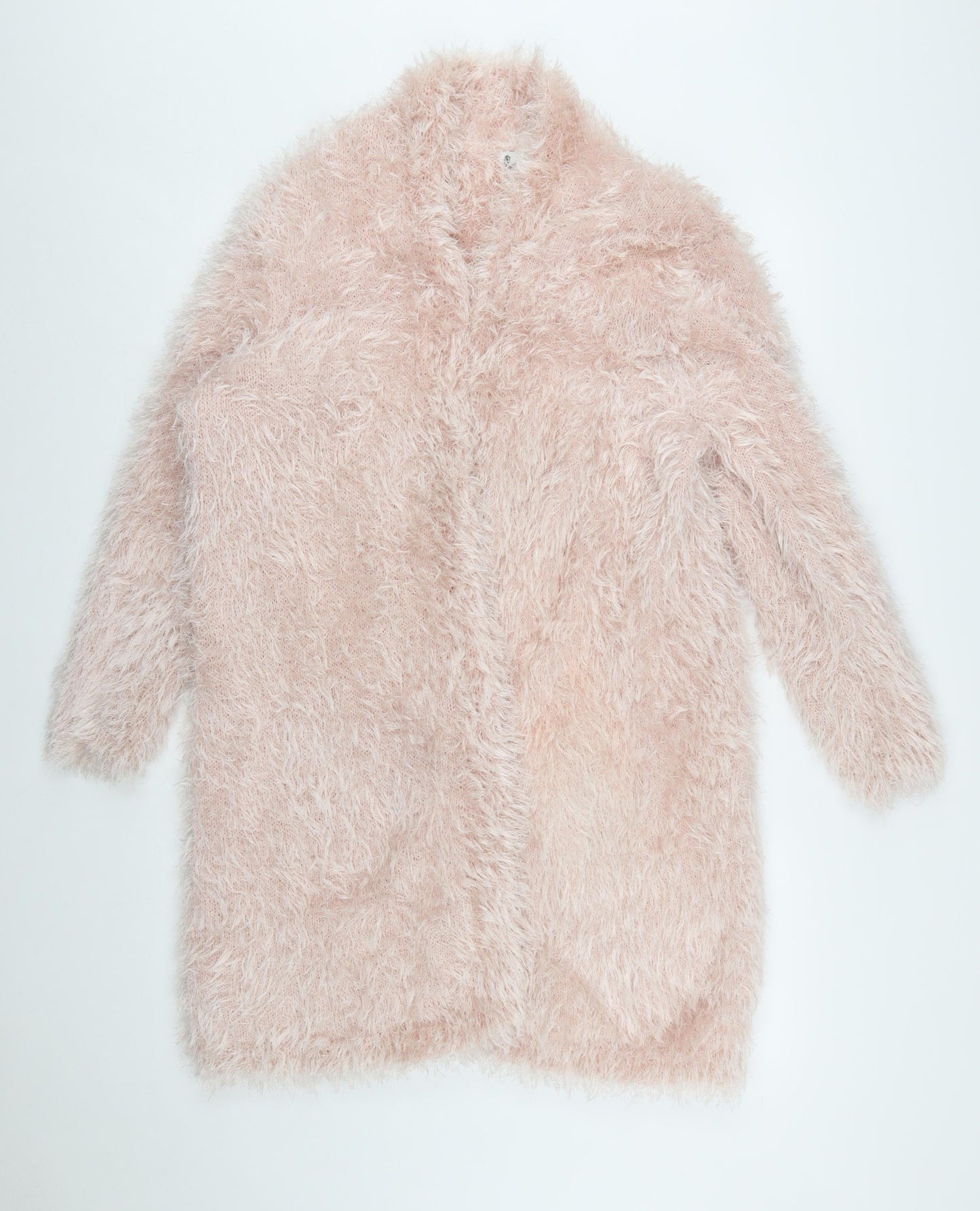 Next Women’s Pink Fluffy Cardigan Size 22 Winter Knit