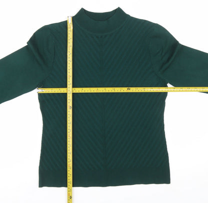 Principles by Ben de Lisi Women’s Green Mock Neck Jumper Size 12