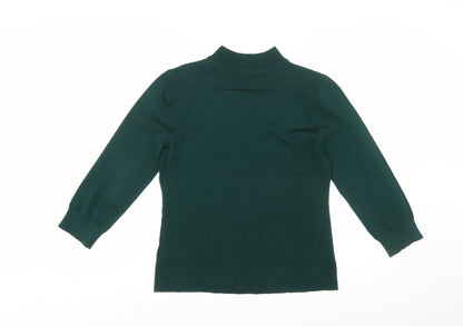 Principles by Ben de Lisi Women’s Green Mock Neck Jumper Size 12