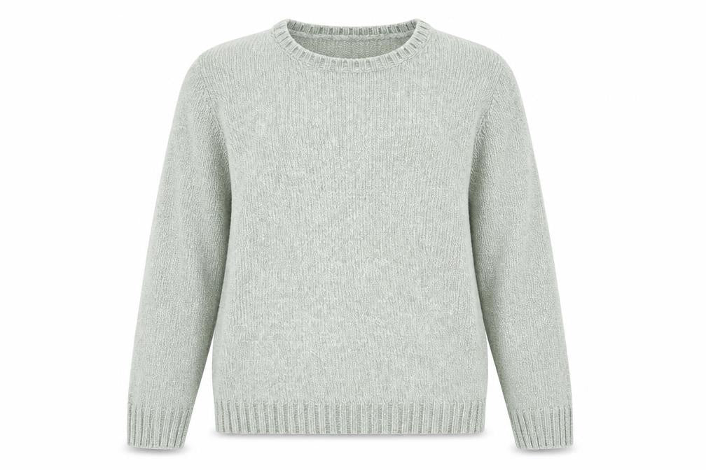 Bonmarché Women’s Green Crew Neck Long Sleeve Pullover Jumper Size 14
