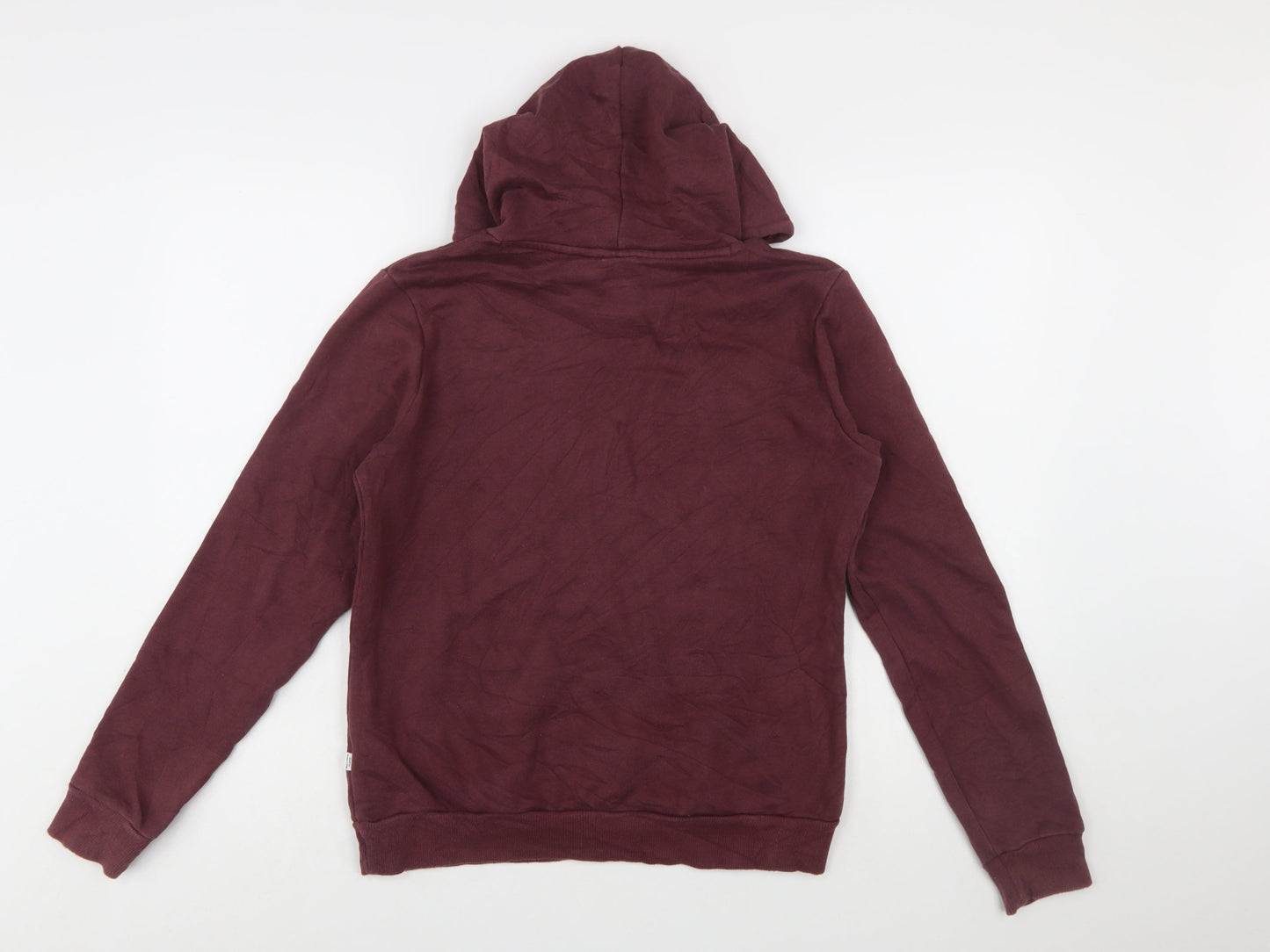 Puma Women's Burgundy Pullover Hoodie Size 12 Cotton Blend