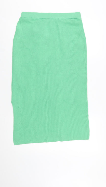 Marks and Spencer Women’s Green Knit Midi Pencil Skirt M