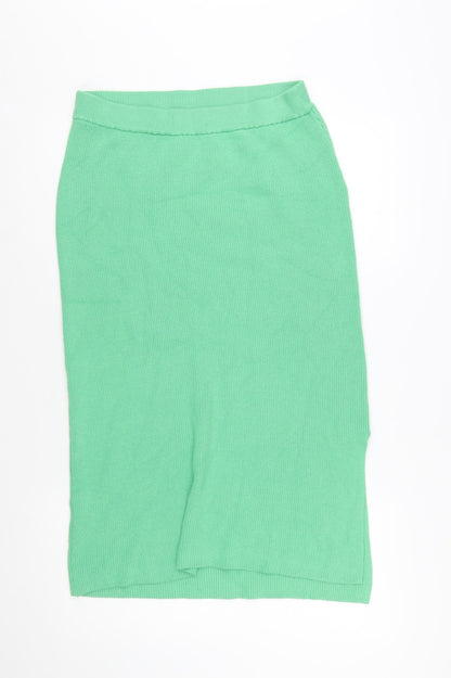 Marks and Spencer Women’s Green Knit Midi Pencil Skirt M