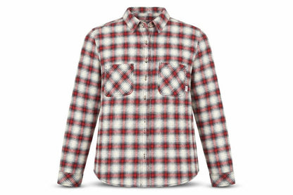BDG Women's Red Checked Flannel Button-Up Shirt Size L