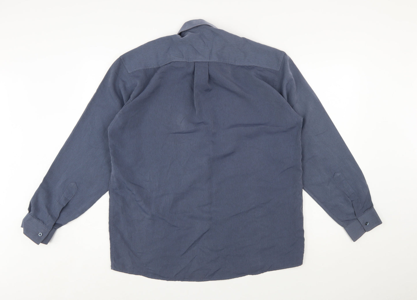 Paul Smith Men’s Blue Cotton Long Sleeve Button-Up Shirt M