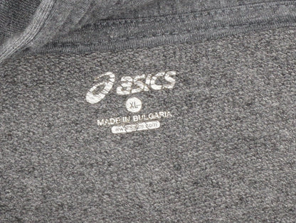 Asics Men's Grey Full Zip Hoodie XL Sports Fleece
