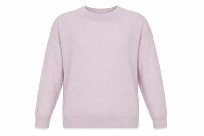 COS Women's Pink Alpaca Crew Neck Jumper Size S