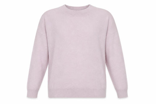 COS Women's Pink Alpaca Crew Neck Jumper Size S