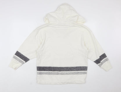 GAP Women’s Ivory Pullover Hoodie Medium Cotton Blend Casual