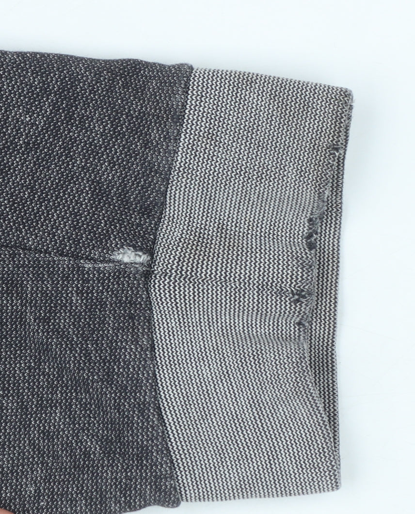 Hugo Boss Men's Grey Full Zip Regular Fit Sweatshirt XXL