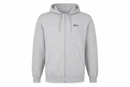 Fila Men's Grey 2XL Full Zip Fleece Hoodie with Logo