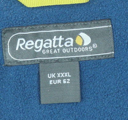 Regatta Men's Blue 3XL Fleece Half Zip Pullover Sweatshirt