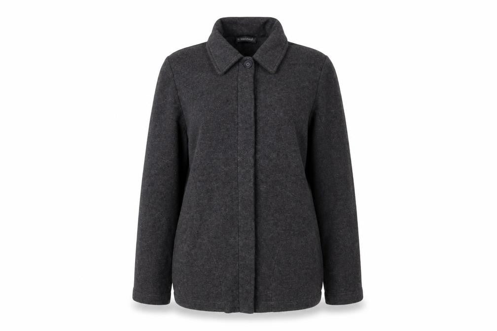 Hawkshead Women's Grey Size 10 Basic Mid-Length Jacket