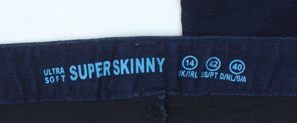 Denim Co Women’s Blue Super Skinny Jeans Size 14 Stretch Fit