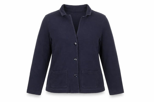 John Lewis Women Navy Blue Size 14 Classic Blazer Jacket