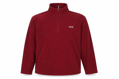 Regatta Men’s Red Fleece 1/4 Zip Pullover Sweatshirt 2XL