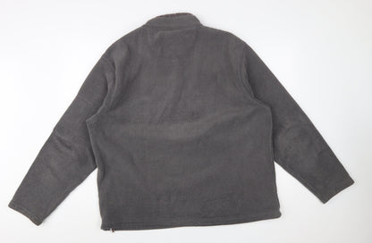 Regatta Mens Grey 2XL Fleece Outdoor 1/4 Zip Sweatshirt